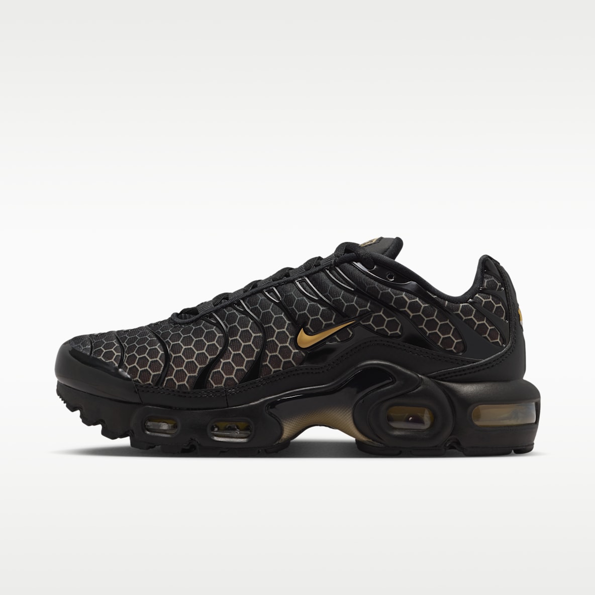 Black TN Air Max Plus Shoes. Nike CA